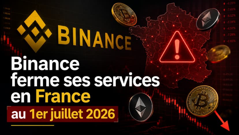 Illustration de l'article Binance ferme en France : que faire avant le 1er juillet 2026