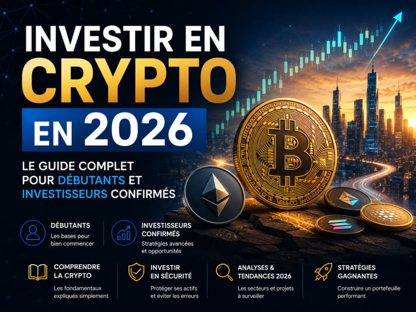Illustration de l'article Investir en Crypto en 2026 : Le Guide Complet pour Débutants et Investisseurs Confirmés