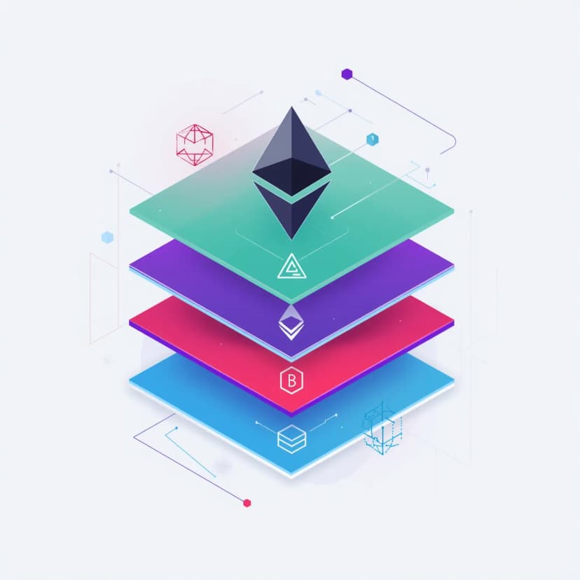 Illustration de l'article Layer 2 Ethereum : comprendre Arbitrum, Optimism et Base en 2026