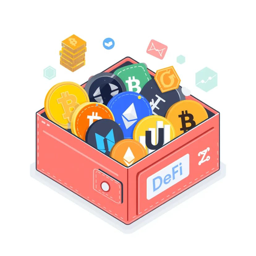 Illustration de l'article Meilleur portefeuille DeFi pour debutant : comparatif complet 2026