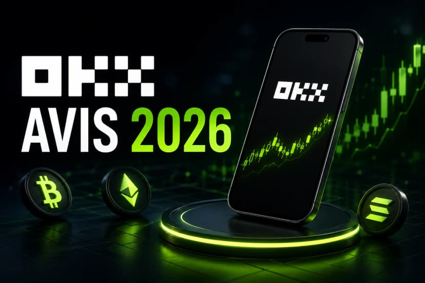 Illustration de l'article OKX avis 2026 : frais, régulation MiCA et sécurité, notre analyse complète