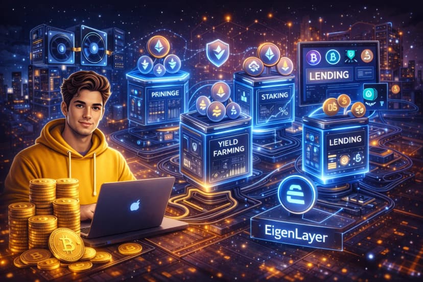 Illustration de l'article Revenus passifs en crypto : ce qui marche vraiment en 2026