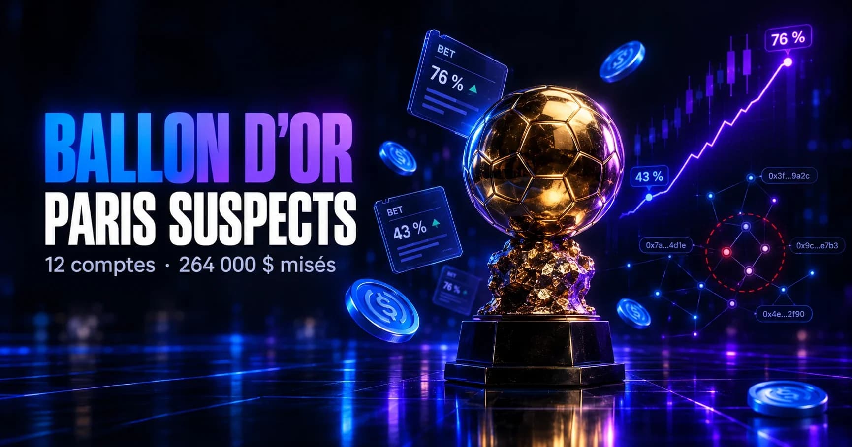 Ballon d'or 2026 : les paris suspects sur Polymarket, ce qu'ils révèlent des marchés de prédiction