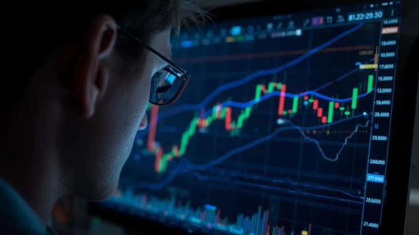 Image de l'article : Comment lire un graphique crypto : les bases de l'analyse technique Illustration de l'article Comment lire un graphique crypto : les bases de l'analyse technique