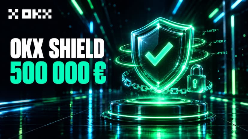 OKX Shield : la protection jusqu'à 500 000 € expliquée (et ce qu'elle ne couvre pas)
