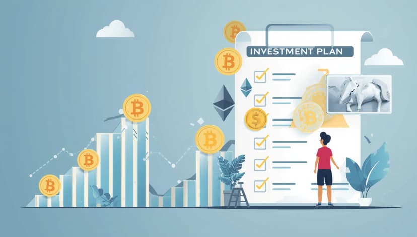 Image de l'article : Le plan d'investissement crypto : template et méthode complète Illustration de l'article Le plan d'investissement crypto : template et méthode complète