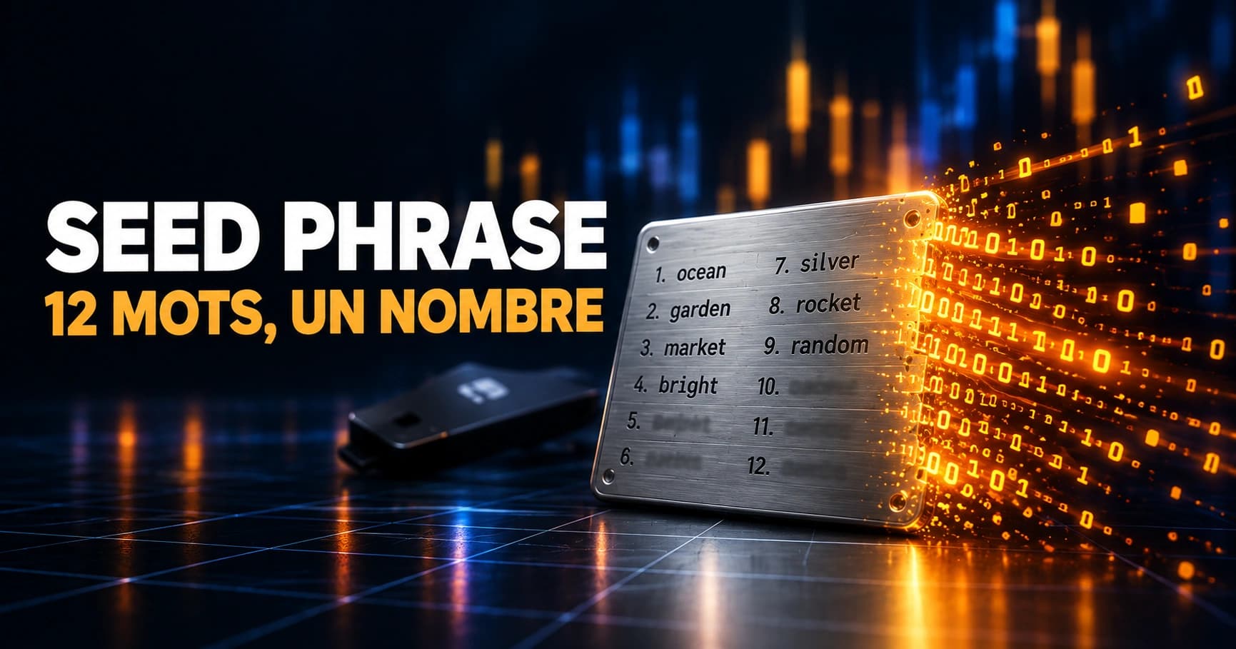 Seed phrase : comment ça marche vraiment, et pourquoi ce n'est pas un mot de passe