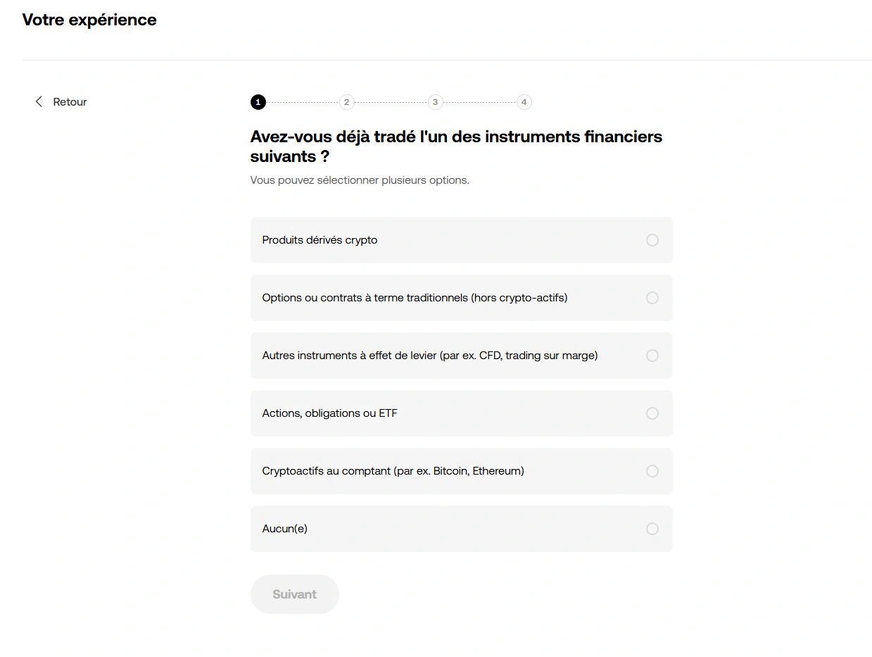 Question OKX instruments financiers déjà tradés